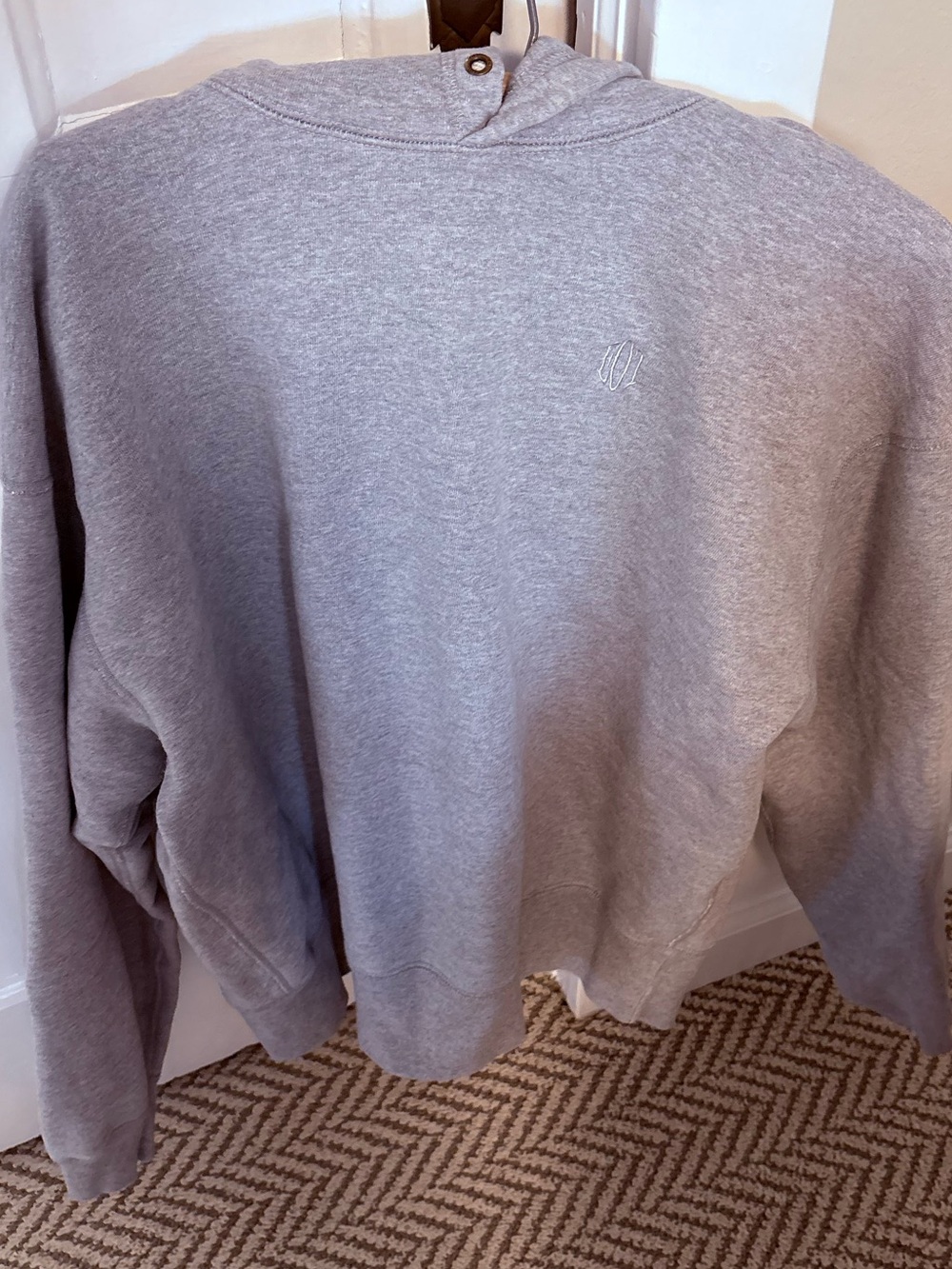 Classic Men's Gray Hooded Sweatshirt